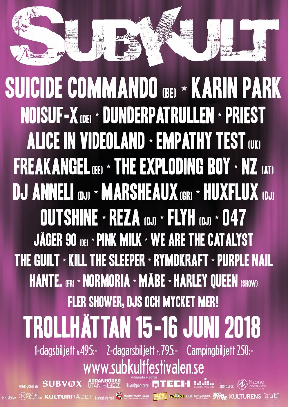 Subkultfestivalen 2018